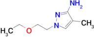 1-(2-Ethoxyethyl)-4-methyl-1h-pyrazol-3-amine