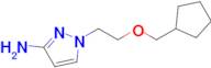 1-(2-(Cyclopentylmethoxy)ethyl)-1h-pyrazol-3-amine