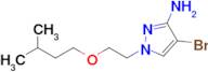 4-Bromo-1-(2-(isopentyloxy)ethyl)-1h-pyrazol-3-amine