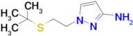 1-(2-(Tert-butylthio)ethyl)-1h-pyrazol-3-amine