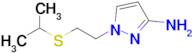 1-(2-(Isopropylthio)ethyl)-1h-pyrazol-3-amine