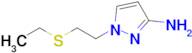 1-(2-(Ethylthio)ethyl)-1h-pyrazol-3-amine