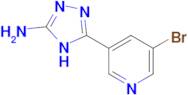 5-(5-Bromopyridin-3-yl)-4h-1,2,4-triazol-3-amine