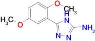 5-(2,5-Dimethoxyphenyl)-4h-1,2,4-triazol-3-amine