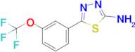 5-(3-(Trifluoromethoxy)phenyl)-1,3,4-thiadiazol-2-amine