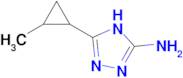 5-(2-Methylcyclopropyl)-4h-1,2,4-triazol-3-amine