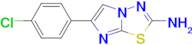 6-(4-Chlorophenyl)imidazo[2,1-b][1,3,4]thiadiazol-2-amine