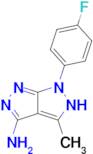 6-(4-fluorophenyl)-4-methyl-5H,6H-pyrazolo[3,4-c][1,2]diazol-3-amine