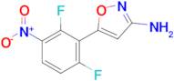 5-(2,6-Difluoro-3-nitrophenyl)isoxazol-3-amine