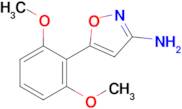 5-(2,6-Dimethoxyphenyl)isoxazol-3-amine