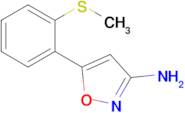 5-(2-(Methylthio)phenyl)isoxazol-3-amine