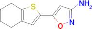 5-(4,5,6,7-Tetrahydrobenzo[b]thiophen-2-yl)isoxazol-3-amine