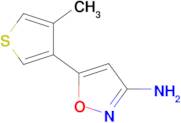 5-(4-Methylthiophen-3-yl)isoxazol-3-amine