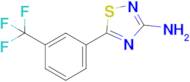 5-(3-(Trifluoromethyl)phenyl)-1,2,4-thiadiazol-3-amine