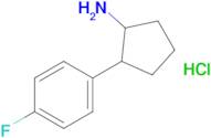 2-(4-Fluorophenyl)cyclopentan-1-amine hydrochloride