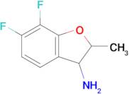 6,7-Difluoro-2-methyl-2,3-dihydrobenzofuran-3-amine