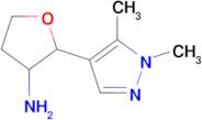 2-(1,5-Dimethyl-1h-pyrazol-4-yl)tetrahydrofuran-3-amine