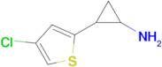 2-(4-Chlorothiophen-2-yl)cyclopropan-1-amine