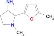 1-Methyl-2-(5-methylfuran-2-yl)pyrrolidin-3-amine