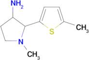 1-Methyl-2-(5-methylthiophen-2-yl)pyrrolidin-3-amine