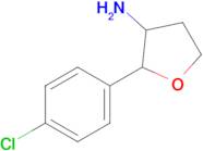 2-(4-Chlorophenyl)tetrahydrofuran-3-amine