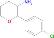 2-(4-Chlorophenyl)tetrahydro-2h-pyran-3-amine