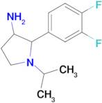 2-(3,4-Difluorophenyl)-1-isopropylpyrrolidin-3-amine