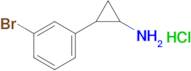 2-(3-Bromophenyl)cyclopropan-1-amine hydrochloride