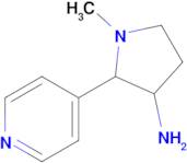 1-Methyl-2-(pyridin-4-yl)pyrrolidin-3-amine