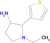 1-Ethyl-2-(thiophen-3-yl)pyrrolidin-3-amine