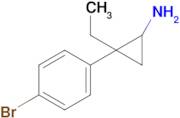 2-(4-Bromophenyl)-2-ethylcyclopropan-1-amine