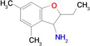 2-Ethyl-4,6-dimethyl-2,3-dihydrobenzofuran-3-amine