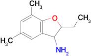 2-Ethyl-5,7-dimethyl-2,3-dihydrobenzofuran-3-amine