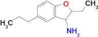 2-Ethyl-5-propyl-2,3-dihydrobenzofuran-3-amine