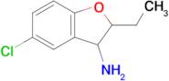 5-Chloro-2-ethyl-2,3-dihydrobenzofuran-3-amine