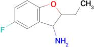 2-Ethyl-5-fluoro-2,3-dihydrobenzofuran-3-amine