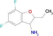 2-Ethyl-5,7-difluoro-2,3-dihydrobenzofuran-3-amine