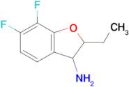 2-Ethyl-6,7-difluoro-2,3-dihydrobenzofuran-3-amine