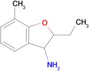 2-Ethyl-7-methyl-2,3-dihydrobenzofuran-3-amine