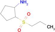 2-(Propylsulfonyl)cyclopentan-1-amine