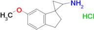 6'-Methoxy-2',3'-dihydrospiro[cyclopropane-1,1'-inden]-2-amine hydrochloride