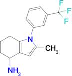 2-Methyl-1-(3-(trifluoromethyl)phenyl)-4,5,6,7-tetrahydro-1h-indol-4-amine