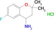 6-Fluoro-2,2-dimethylchroman-4-amine hydrochloride