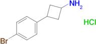 3-(4-Bromophenyl)cyclobutan-1-amine hydrochloride