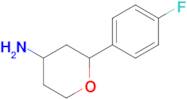 2-(4-Fluorophenyl)tetrahydro-2h-pyran-4-amine