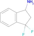 3,3-Difluoro-2,3-dihydro-1h-inden-1-amine