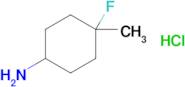 4-Fluoro-4-methylcyclohexan-1-amine hydrochloride