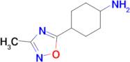 4-(3-Methyl-1,2,4-oxadiazol-5-yl)cyclohexan-1-amine