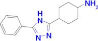 4-(5-phenyl-4H-1,2,4-triazol-3-yl)cyclohexan-1-amine