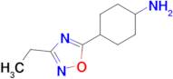 4-(3-Ethyl-1,2,4-oxadiazol-5-yl)cyclohexan-1-amine